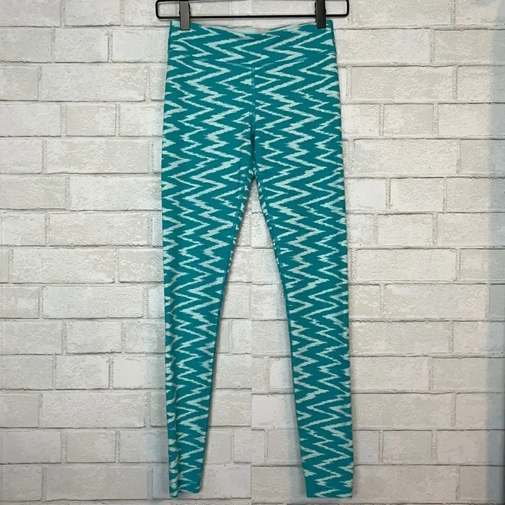 Lululemon Ivivva Ikat Print Leggings 12